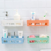 1 Pcs Kitchen And Bathroom Wall Shelf Square